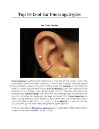 However, if you still doubt which one to choose. Different Ear Piercings Instylebeads By Instylebeads999 Issuu