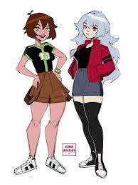 Ben and Albedo but girl by Kami_Momoru on Twitter : rBen10