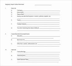 Biography Report Template Pdf Unique 9 Biography Outline Templates Pdf Doc In 2020 Biography Book Report Template Biography Template Biography Report