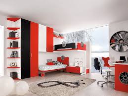 I find black and white to be a perfect color combination for the bedroom. Red And White Bedroom Home Design Ideas