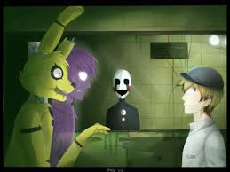Springtrap is an early model of a bonnie suit (as he is referred to as spring bonnie by the phone guy on night 5 and by a kid in. Fnaf Springtrap Purple Man 1024x768 Wallpaper Teahub Io