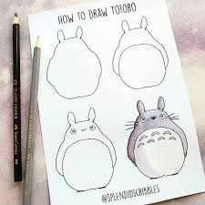 Splendid Scribbles On Instagram Do You Like Japanese Animation What S Your Favourite To Watch Colour Zig Clean Co Totoro Drawing Totoro Art Totoro