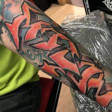 105 Funky Graffiti Tattoos Modern Trend Designs From 2019 Tatuajeblog Tatuajes en hombro , descubre muchas ideas y consejos para tatuajes en los hombros. 105 funky graffiti tattoos modern