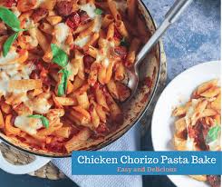 Chori pollo (chorizo chicken) is my restaurant remake of my son's favorite mexican entree. Chicken And Chorizo Pasta Bake Carrie S Kitchen