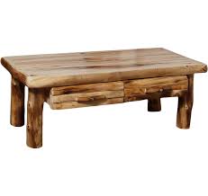 Maybe you would like to learn more about one of these? Aspen Log Square Coffee Table With Drawer Rustic Log Furniture Of Utah