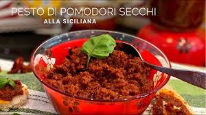 Maybe you would like to learn more about one of these? Pesto Di Pomodori Secchi Alla Siciliana Pesto Rosso Alla Siciliana Youtube