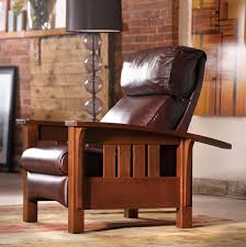 Stickley Morris Recliner Leather Living Room Furniture Stickley Furniture Craftsman Furniture