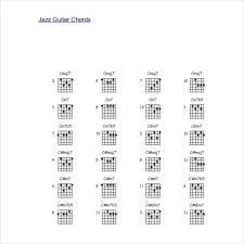 Guitar Chord Chart Templates 12 Free Word Pdf Documents