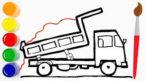 Maybe you would like to learn more about one of these? Cara Menggambar Dan Mewarnai Mainan Dump Truck Gambar Untuk Anak Anak Cat Color Youtube