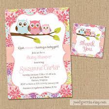 Owl Baby Shower Invitations Diy Printable Baby By Poofyprints Convite Cha De Bebe Menina Convite Cha De Bebe Aniversario Infantil