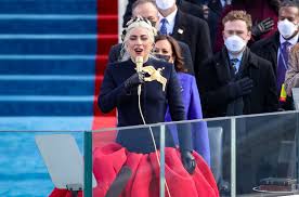 Watch lady gaga perform the national anthem at the biden inauguration. Lady Gaga S Inauguration Performance Outfit Best Reactions Billboard