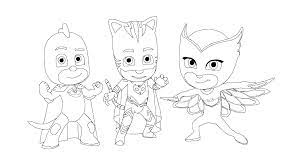 Pj masks drawing and coloring | catboy gekko and owlette friendship.music www.bensound.com. Pj Masks Coloring Pages Best Coloring Pages For Kids