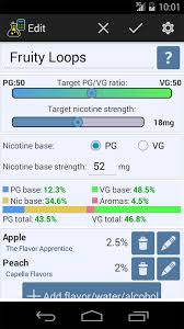 Create a recipe from scratch, or add nicotine to your doubler / vape . The Ultimate Guide To Vaping Apps And Calculators