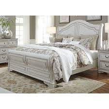 Piscium Sleigh Bed White Sleigh Bed Liberty Furniture Furniture