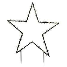 Led Weihnachtsleuchte Gartenstecker Stern Eisen Anzahl Led 350 Stk Stern Hohe 135 Cm Bauhaus