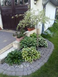 We have lots of ideas for front yard landscaping without grass for anyone to go with. 52 Grassless Front Yard Ideas Front Yard Garden Design Backyard Landscaping