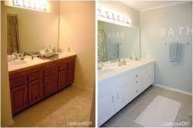 Nov 25, 2014 · a wide, double faucet sink gives a unique look to the vanity set up of this country bathroom. Livelovediy Easy Diy Ideas For Updating Your Bathroom Bathroom Tile Diy Bathroom Makeover Diy Bathroom