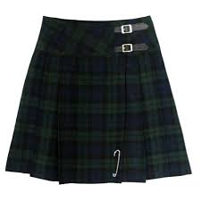 tartanista black watch 20 inch kilt skirt size us 14