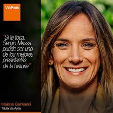 Vía Córdoba - La titular de AySA, Malena Galmarini, dijo que su marido  tiene mucho potencial político. "Se preparó mucho", agregó. | Facebook