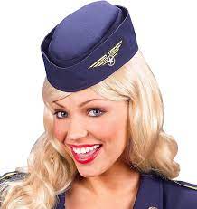 New emirates airlines uniform crew hat stewardess flight attendant small genuine. Amazon Com Flight Attendant American Usa Hats Caps Headwear For Fancy Dress Costumes Accessory Clothing