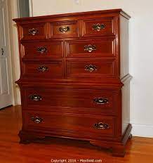 Gibbard Solid Cherry Highboy Antique China Solid Furniture