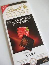 Lindt Excellence Strawberry Intense Dark Lindt Strawberry Dark Chocolate