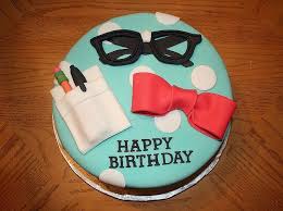 Happy Birthday Cake For Maths Teacher With Name Nerd Cake Nerd Birthday Themed Birthday Cakes Nerd Party
