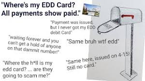Tracking your edd debit account transaction activity edd debit account holders can access their accounts' transaction activity at any time of the day or night on boa's website. Edd Card Where Is My Edd Card All Payments Show As Paid Youtube