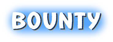 Bounty Logo Blue Background transparent PNG - StickPNG