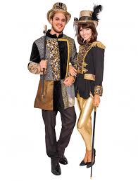 Paarkostum Zirkus Gold Faschingskostum Damen Paar Kostume Partner Kostum