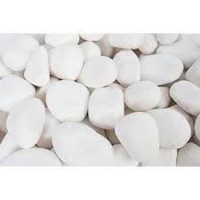 Rain Forest 3 In To 5 In 30 Lb Large Flat Egg Rock Caribbean Beach Pebbles Rfferl1 The Home Depot Landscaping With Rocks White Pebbles Egg Rock