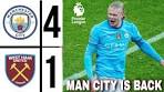 Manchester City Vs West Ham | City Edge Past Hammers ... - YouTube
