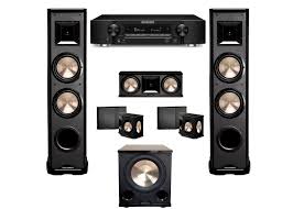 Marantz zr6001 receiver 630 watts power=90x7 shelter in place home theater. Bic Acoustech 5 1 Home Theater System With Marantz Nr1608 Ultra Slim 7 2 Channel Receiver And Pl 200ii Subwoofer