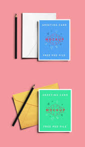 Free Greeting Card Mockup Psd Mockup Free Psd Free Greeting Cards Free Mockup