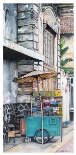 Semarang Old City Color Pencil Faber Castell Polychromos On Paper Color Pencil Illustration Color Pencil Sketch Pencil Colour Painting