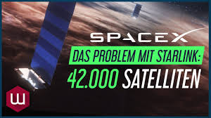 Spacex platziert satelliten in niedriger erdumlaufbahn in höhen von etwa 340. Das Problem Mit Spacex Starlink Youtube