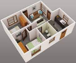 Hunian minimalis bisa menjadi pilihan tepat untuk pemilik lahan yang sempit. Desain Denah Rumah Minimalis 2 Kamar Terbaru 3d Desain Rumah Minimalis