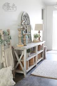 Entryway Decor And Decorating Ideas Entryway Table Decor Entryway Storage Ideas How To Decor In 2020 Rustic Console Tables Farmhouse Console Table Diy Console Table