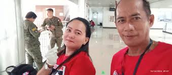 Redcross 143 Volunteer LB Laguna chapter /Calamba Branch Chairwoman Baby  Sumangil Evangelista