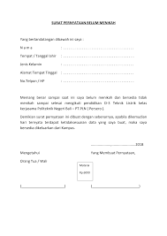 Surat lamaran kerja lengkap untuk semua posisi. Http Pnb Ac Id Mydoc April 202018 Format Surat Pernyataan Kelas Kerjasama Pln 2018 Pdf