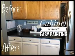 Don't go overboard on sanding. Kitchen Cabinet Remodel Painting Cabinets No Sanding Youtube