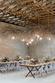 For an added touch, hang a felt pillow or a pinecone in the center. Black Tie South African Wedding With Dried Flowers Mod Neutrals Ruffled