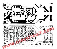 Speaker protection circuit with pcb layout eleccircuit com. Pin On 750 W Amp