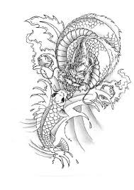 Mortal kombat coloring pages include several pictures of mortal kombat you are going to like, for fans of fighting games named mortal kombat will know that this game is quite phenomenal because it shows a sadistic fight. Dragon N Koi By Dvampyrelestat On Deviantart