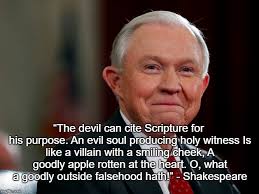 Subject of this article:even the devil can quote scripture (page 1). Image Tagged In Jeff Sessions Imgflip