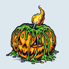 Entdecken sie eine riesenauswahl an kostümen und zubehör. Spooky Halloween Scary Pumpkin With Candle Light Illustration 1936076 Vector Art At Vecteezy