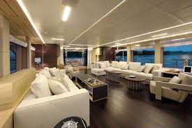 The yacht in question is a frivolity millionaires can't afford and you probably need to be in top 10 richest people in the world to afford it. Benetti Classic Supreme 132 Yacht Interior Salon Photo Credit Thierry Ameller Yacht Charter Superyacht News