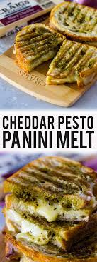 It can be made a couple days in advance before the big feast. Pesto And Cheddar Grilled Cheese Paninis Featuring Craigs Creamery Are Buttery Cheesy Super Ea Panini Press Recipes Pesto Grilled Cheeses Healthy Recipes