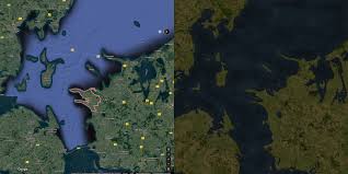 Lonely planet's guide to denmark. So The New Denmark Map Is Pretty Accurate Compared To Real Satellite Images But I Suspect It Will Look Very Different Down At Ground Level Like The Map Norway Based On The