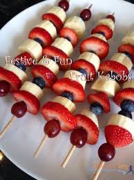 Festive And Fun Fruit Kabobs Kids Cooking Recipes Summer Snacks Fruit Recipes